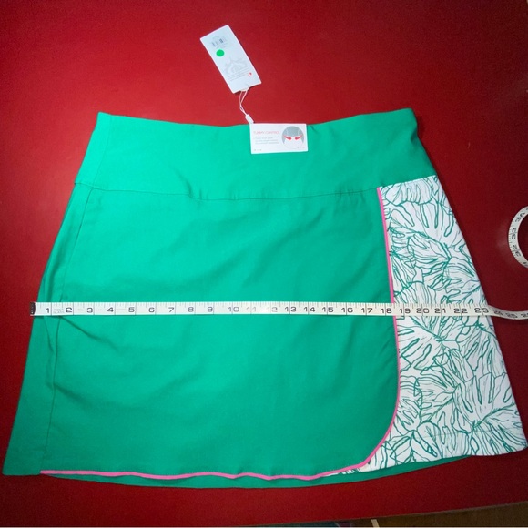 Lady Hagen Golf Skort Women's Size XL Skort Green NWT Tummy Control preppy - Picture 3 of 9